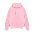 thumbnail image 4 of ZUKMRJPC Men's Hoodies Pullover Casual Fashion Long Sleeve Drawstring Fleece Sweatshirt Solid Color Tops with Kangaroo Pocket, 4 of 4