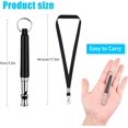 thumbnail image 2 of Silbato para perros para dejar de ladrar, silbato ultrasónico ajustable para perros silencioso con cordón, silbatos profesionales de entrenamiento para recordar perros controlan a los vecinos perros p, 2 of 5