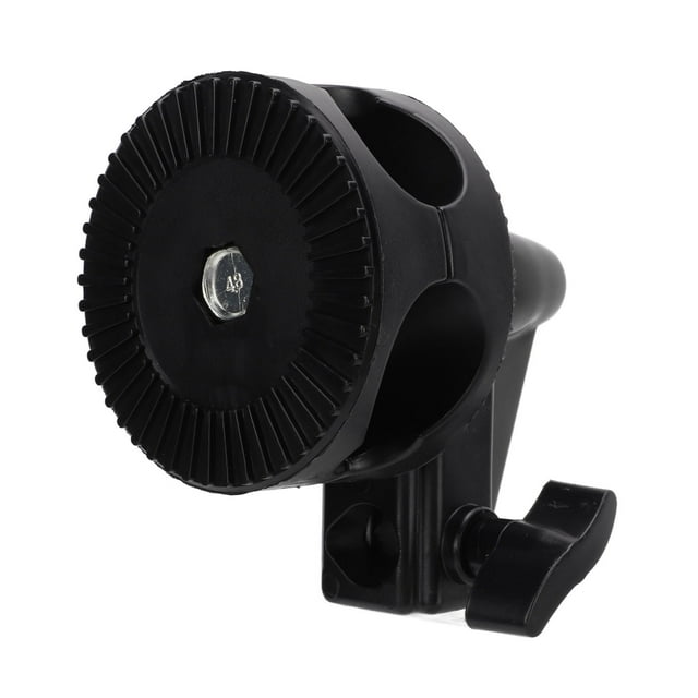 Light Stand Mount Bracket, Professional Photography Reflector Clamp Holder Durable Adjustable Angles For Camera