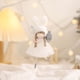 thumbnail image 5 of Colgante de adorno para árbol de Navidad | Alas y orejas de ángel con vestido de malla | Lindo colgante de hada para niña para decoración navideña, 5 of 5