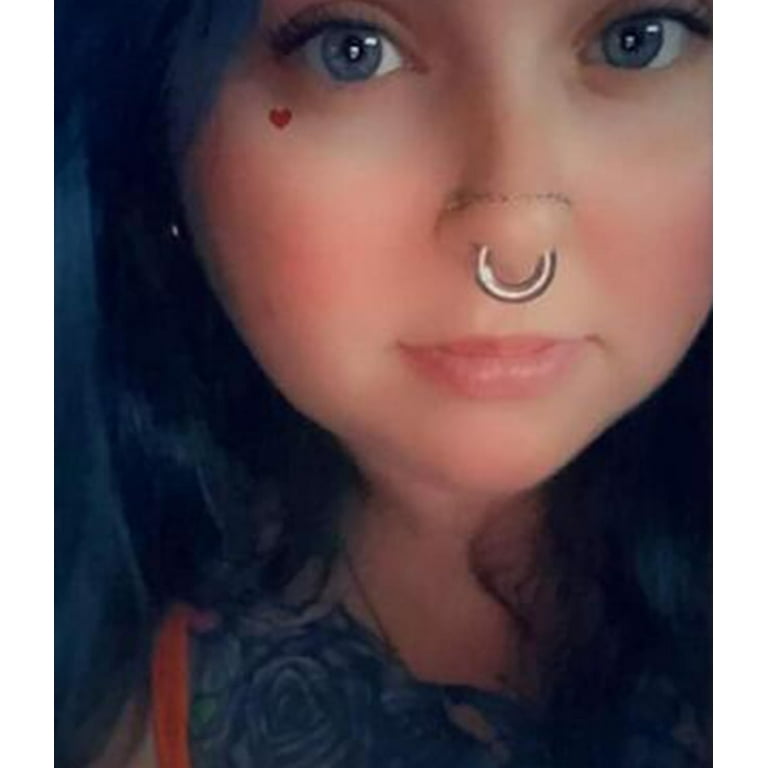 Ear Plugs For Swimming 8G 6G 4G 2G Titaniumm Hinged Septum Rings