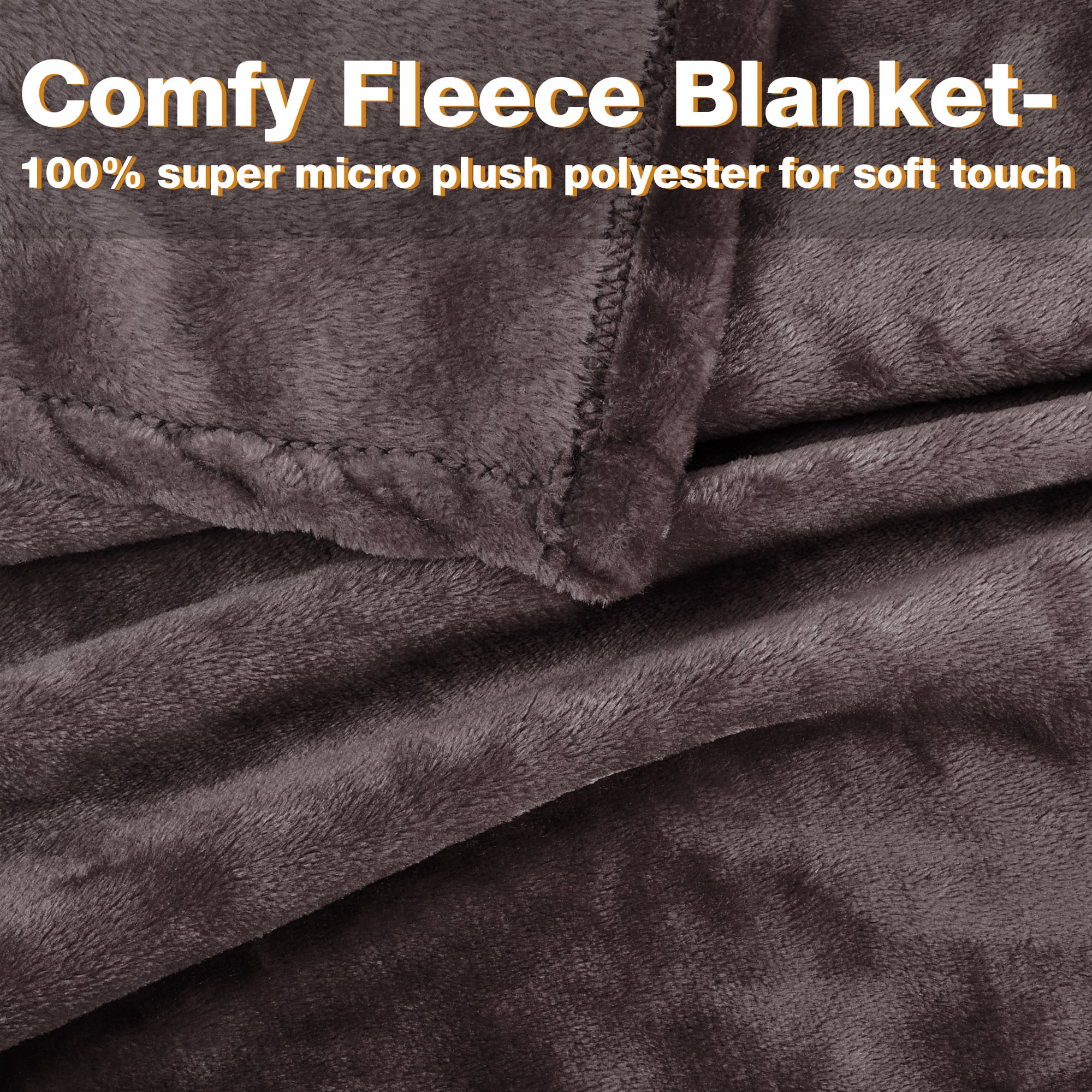 home comforts blanket Blanket with Sleeves, Super Soft Wearable TV Blanket Robe Fleece for Adults 73 x 51”| Cozy Warm, Lightweigh