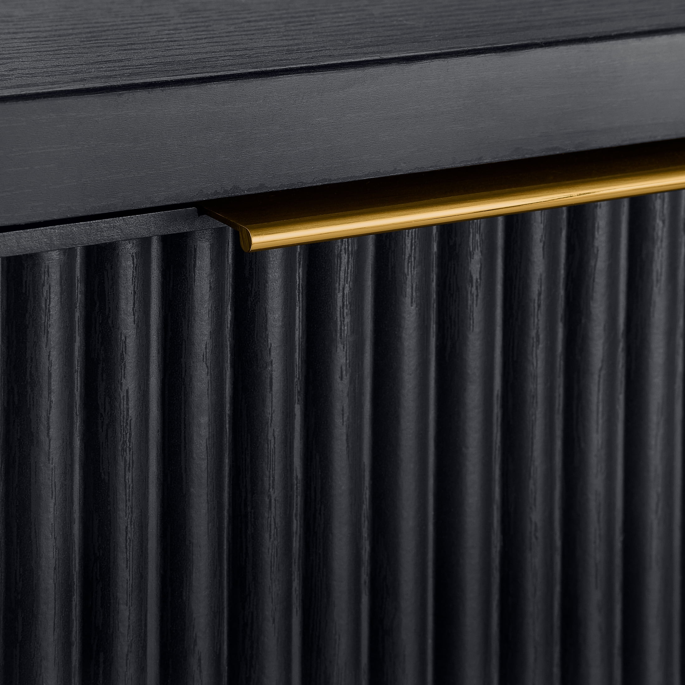 Better Homes & Gardens Lillian Fluted 4Drawer Dresser for Bedroom , Rich Black Finish  (图5)