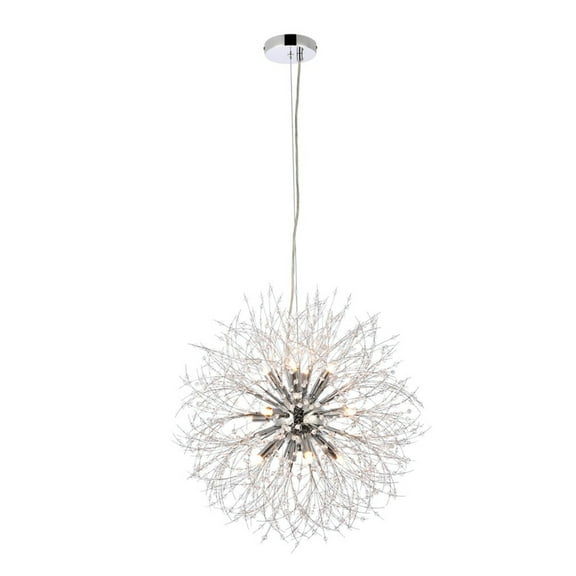 Solace 12 lights Chrome pendant
