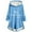 Sky Blue, variant on KIHOUT Spring Winter Warm Coat Women Plus Size Letter Casual Buttons High Low Long Sleeve Hooded Keep Warm Coat Tops,Size S-2XL