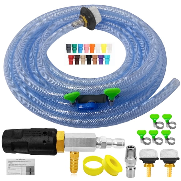 Kit de boquilla YDHFTYS ajustable 4–4.5 GPM, manguera de 4.6 m, 2500–4000 PSI