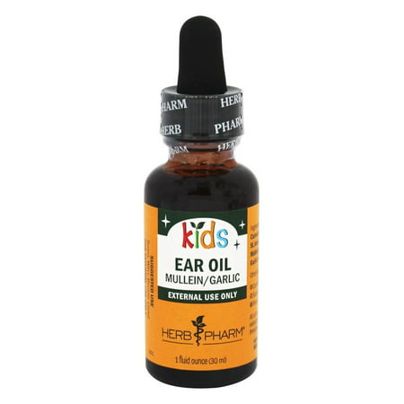 Herb Pharm  Mullein Garlic Oil  For Kids  1 fl oz  30 (Best Herbs For Ibs)