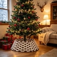 thumbnail image 5 of Woven Rattan Christmas Tree Collar Basket, Multicolor, Style B, for living room, entryway, party and Christmas tree decor, 5 of 6
