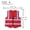 Red, variant on YAHHU Unisex Orange Reflective Safety Vest with Zipper Breathable High Visibility Security Waistcoat Adult 1 Count