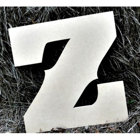 Embroidered Saddlebag - Unfinished DIY Wooden Craft Letter, Saddlebag Z 18