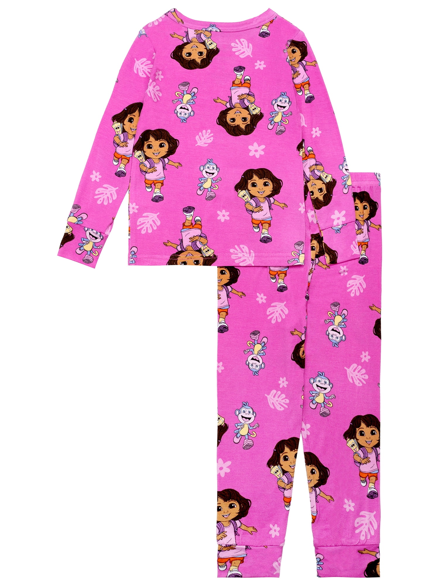 Character Toddler Unisex Long Sleeve Top and Pant Pajama Set, 2-Piece, Sizes 12M-24M