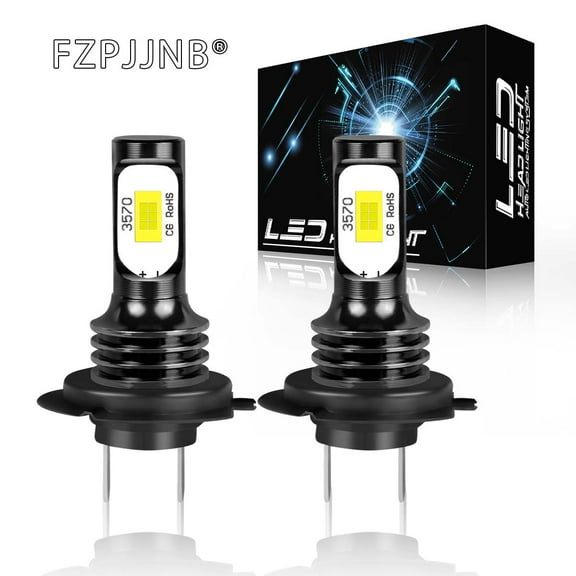 FZPJJNB For Kia Sorento 2016-2019 H7 LED Headlight High/Low Beam Bulbs Kit,6000K White,V2