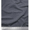 thumbnail image 1 of Soimoi Modal Satin Fabric Fish Skeleton Small Fabric Prints by Yard 42 Inch Wide, 1 of 3