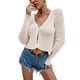 thumbnail image 1 of Txlixc Blusa de punto de manga larga para mujeres Txlixc moda, 1 of 8