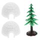 thumbnail image 1 of ColoMX 1 Juego de Mini figura de casa de hielo de árbol de simulación, figura decorativa de casa de hielo, estatua de casa de hielo, 1 of 7