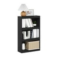 thumbnail image 2 of Furinno JAYA Enhanced Home 3-Tier Adjustable Shelf Bookcase, Blackwood, 2 of 6