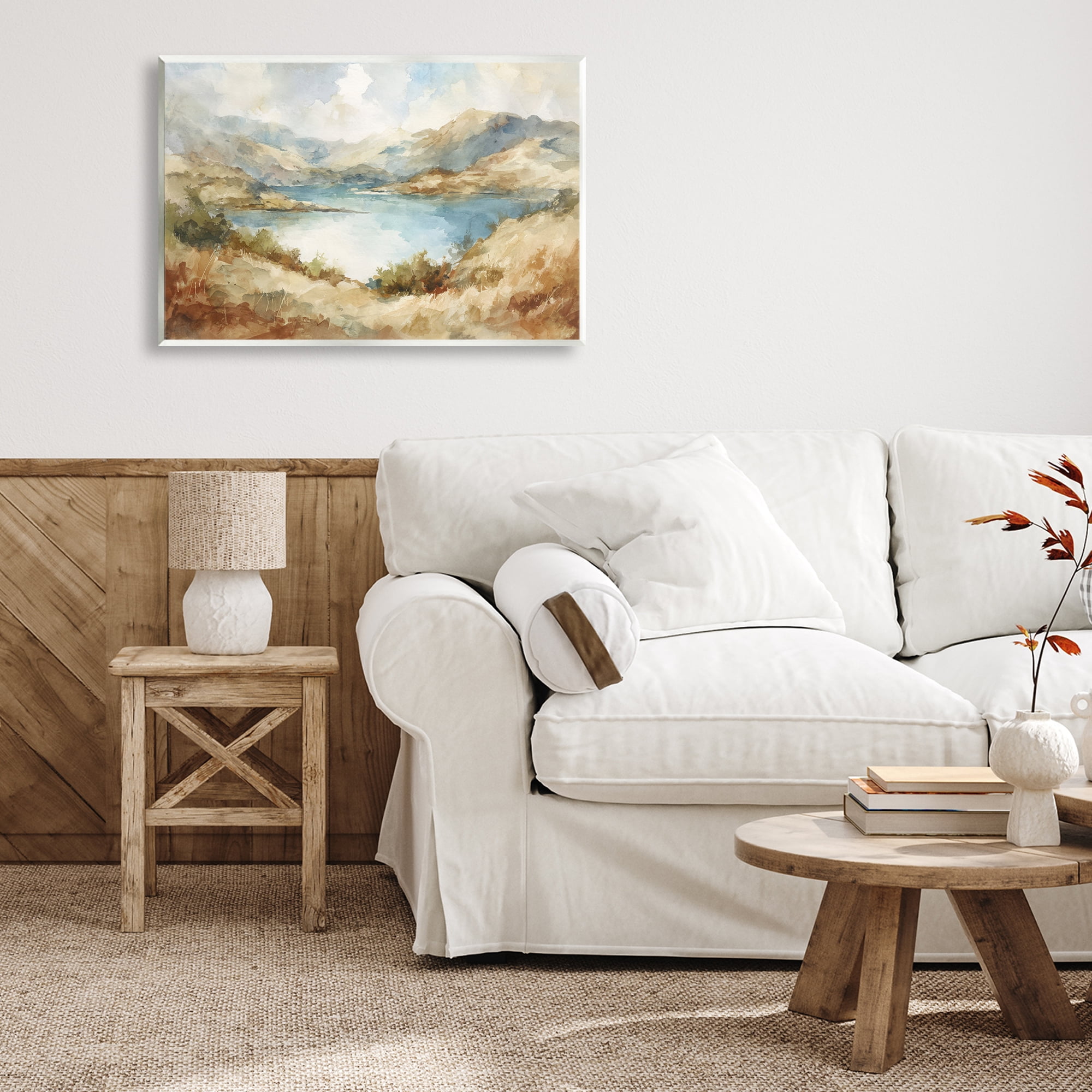 Stupell Industries Secret Mountain Lake Panorama Wall Plaque Art, design by Petal Prints Design
