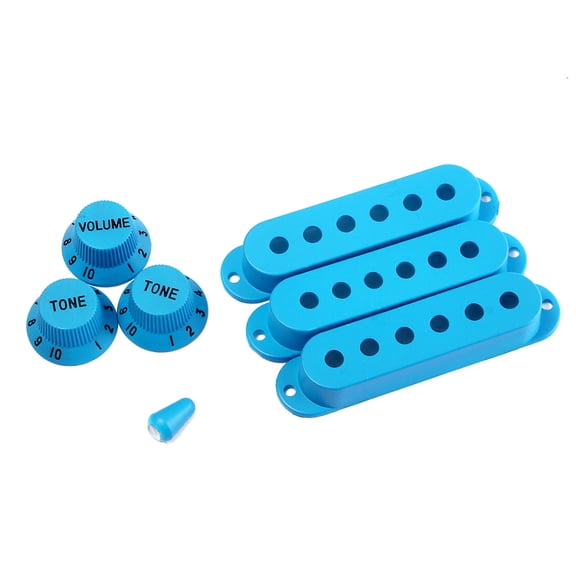 BESTYASH Dark Plastic Guitar Pickup Cover Replacement Set for Electric Guitar Accessories