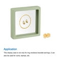thumbnail image 5 of Floating Thin Film Display Box, ABS Frame Case 7cm x 7cm x 2cm Green Pack of 5, 5 of 5