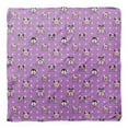 thumbnail image 4 of Bimba Purple Chew & Dog Pure Silk Printed Scarf Dupatta Head Neck Wrap Bandanas For Women 40 x 80 Inches, 4 of 6