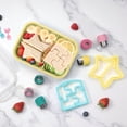 thumbnail image 5 of Cook with Color 20-Piece Kids Plastic Bento Box Lunch Container Set with Sandwich Cutters, Star, 5 of 5