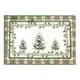 thumbnail image 2 of Felpudo navideño con piñas | Felpudo navideño de poliéster verde | Alfombra antideslizante para entrada (60 x 40 cm) | Decoración festiva para puerta de entrada | Uso en interiores y exteriores |, 2 of 6