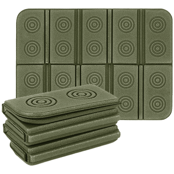 RIXUNO Outdoor 10-Fold Folding Seat Cushion Lightweight Portable and Moisture-Proof D