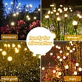 thumbnail image 2 of Aertyole 4 Pack Solar Garden Lights Outdoor, Upgraded 32 LED Firefly Solar Lights for Outside, Waterproof Solar Powered Outdoor Lights for Yard Garden Decor Party Decorations (Warm White), 2 of 6