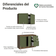 thumbnail image 3 of Cocina Integral Completa Modular Madesa Vik 120cm MV, 3 of 3