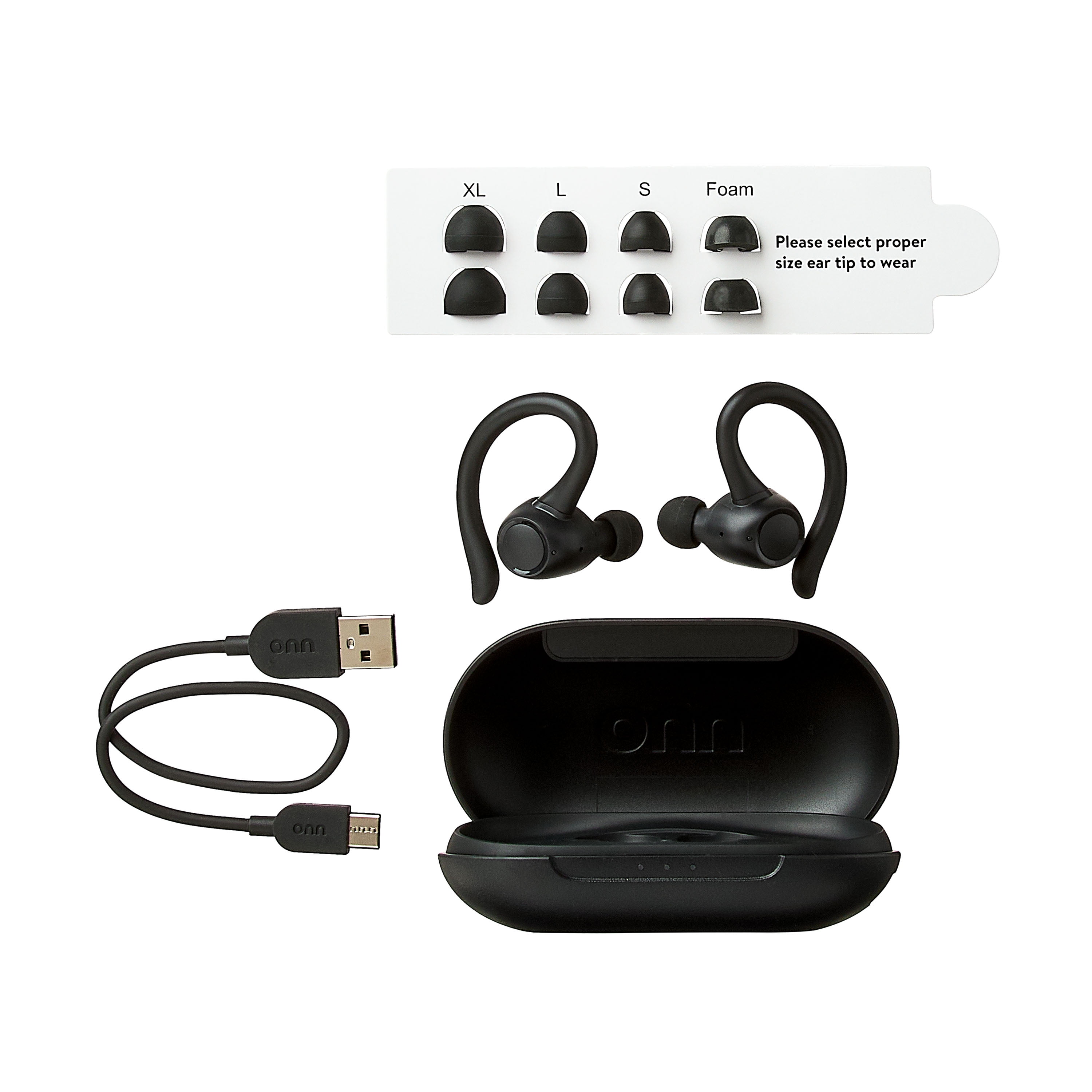 Charging Case Onn In Ear Bluetooth Onn Bluetooth Headphones Onn