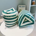 thumbnail image 3 of 1 par de anillos de brazo flotantes, doble bolsa de aire, funda inflable (raya), verde oliva, verde, 3 of 8