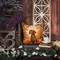 thumbnail image 4 of Vizsla Fall Fabric Decorative Pillow 14 in x 14 in, 4 of 4