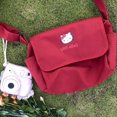 thumbnail image 1 of Bolsa de mensajero versátil de Hello Kitty para mujer, bolso de hombro de estilo universitario con dibujos animados de Sanrio, suave, sentido avanzado, 1 of 4
