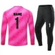 thumbnail image 2 of Uniforme de portero de fútbol para hombres y niños, esponja protectora de manga larga, camiseta de entrenamiento de fútbol, pantalones personalizados, 2023, 2 of 5