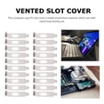 thumbnail image 2 of 20 PCS Computer Cases Chassis Bits Block Vented Slot Cover Graphics Card Pci Blank Steel, 2 of 6