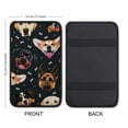 thumbnail image 2 of WIRESTER 12.5” x 7” (32cm*18 cm) Automotive Neoprene Car Armrest Pad Cover For Most Vehicle, SUV, Truck, Car - Dog Face Pattern, 2 of 6