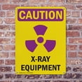 thumbnail image 4 of (2 Pack) X-Ray Equipment With Symbol OSHA Caution Radiation Sign 10 Inch X 14 Inch Plastic Sign, Weather Resistant, UV Protected for Workplace, Business, and Construction Site, Made in, 4 of 8
