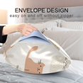 thumbnail image 4 of Yayeee Pillowcase Standard Size Set of 2 Satin Wrinkle Resistant Pillow Case, Cute Cartoon Cats, 4 of 7