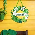 thumbnail image 6 of Dvumao St Patricks Day Decorations, St Patrick Day 2D Flat Wooden Hanging Sign Festive Decoration Welcome Doorplate Suitable For Parties Front Doors Porches And Interior Wall Decorations, Mom Gifts, 6 of 6