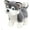 Grey husky, variant on JEWLALO Hopping Bunny Interactive Electronic Pet Stuffed Animals, Sounds Jumping Rabbit Ears Moving Plush Toys, Easter Birthday Gifts
