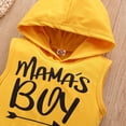 thumbnail image 5 of Ketyyh-chn99 Boys Sets Summer Baby Boys Girl Ribbed Clothes Outfits Crew Neck Short Sleeve T-Shirts Shorts Suit Yellow,6-12 Months, 5 of 5