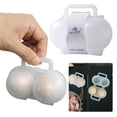 thumbnail image 4 of Yucurem 2Pcs 2 Grid Egg Box Anti-fall Egg Container Egg Holder for Camping Picnic Outdoor Tools (B), 4 of 10