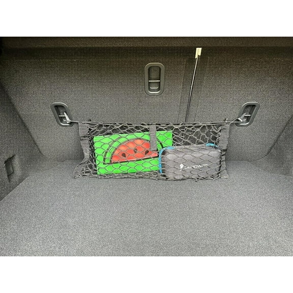 EACCESSORIES EA Rear Trunk Organizer Cargo Net for Mazda 3 2004-2022 – Envelope Style Cargo Net for Sedan – Premium Mesh Elastic Car Trunk Organizer Vehicle Carrier Storage – Compatible with Mazda 3