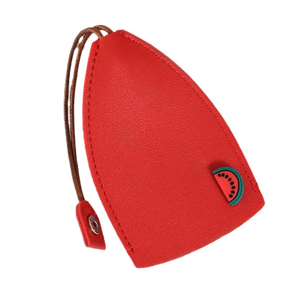 Fruit Key Rack Sweet For Men Portable Peach Fruits Key Case Door Key Case PU Leather ...