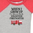 thumbnail image 4 of Inktastic Firefighter Volunteer Fireman Boys Baby Bodysuit, 4 of 5