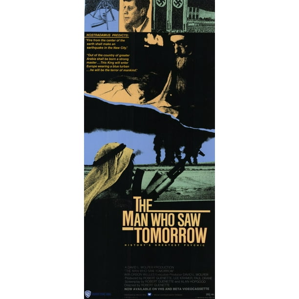 The Man Who Saw Tomorrow Movie Poster Style A 11 X 17 1980 Walmart Com Walmart Com