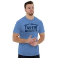 thumbnail image 3 of Funny Greatest Farter I Mean Father Men's Big & Tall Crewneck Graphic Tee Brisco Brands 4X, 3 of 5