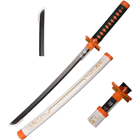 Wooden Cosplay Anime Swords, Kochou Shinobu Samurai Sword, Short, 30 in