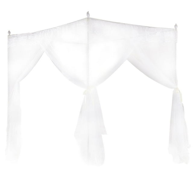 Luxury Princess Bed Curtain Three Side Openings Mosquito Net Bedding (L)