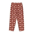 thumbnail image 5 of Xecao Cute Pig with Coins Women's Straight Lounge Pajama Pants: The Epitome of Relaxed Sleepwear, 5 of 9